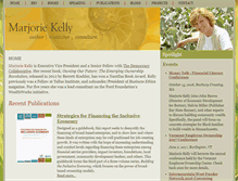 Tablet Screenshot of marjoriekelly.com